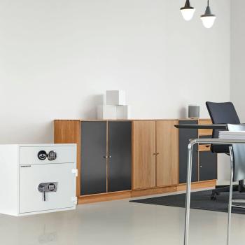 Rottner Schubladentresor D1-70 EL/EL lichtgrau T05893